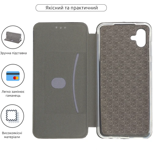 Чехол для телефонов ArmorStandart Leather G-Case Black for Samsung A045 Galaxy A04 (ARM67526): Тип чехол-книжка