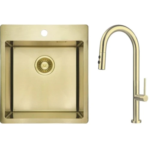 Набір для кухні Deante Olfato ZPO_R10A + BQO_R72M (ZPOER10A): Форма прямокутна