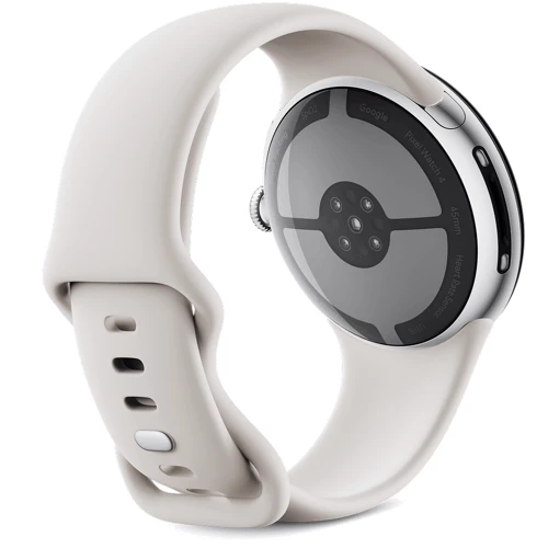 Смарт-часы Google Pixel Watch 4 45mm Polished Silver Aluminium Case with Porcelain Active Band