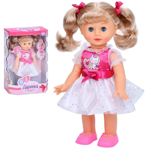 Интерактивная кукла Даринка Limo Toy музыкальная, ходит, реагирует на звук 33 см (M 5808 I UA)