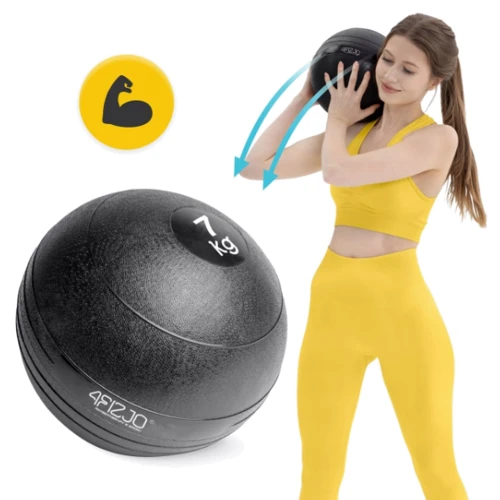 Мяч для фитнеса 4FIZJO Slam Ball Слэмбол для кроссфита 7 кг Black (P-5907739315434)