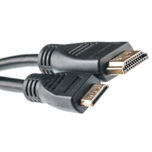 Відeo кабель PowerPlant mini HDMI - HDMI, 2m, позолочені коннектори, 1.3V