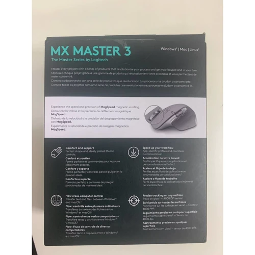 Logitech MX Master 3 Mid Gray (910-005692, 910-005695) (Мышки)(2148LZ533RH9) Stylus Approved: Производитель Logitech