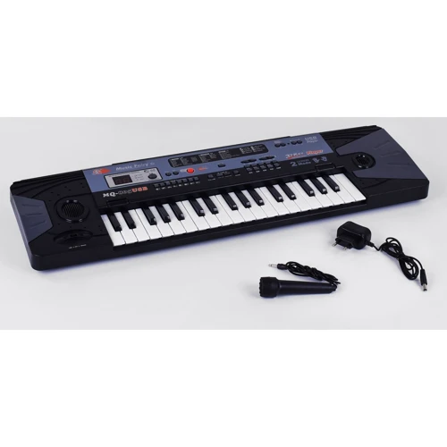 Детский синтезатор-пианино "Music Fairy" MQ 805 микрофон, запись, MP3 (93757)