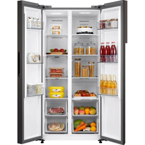 Холодильник Side-by-Side Midea MDRS619FGF46: Расположение морозильной камеры Слева