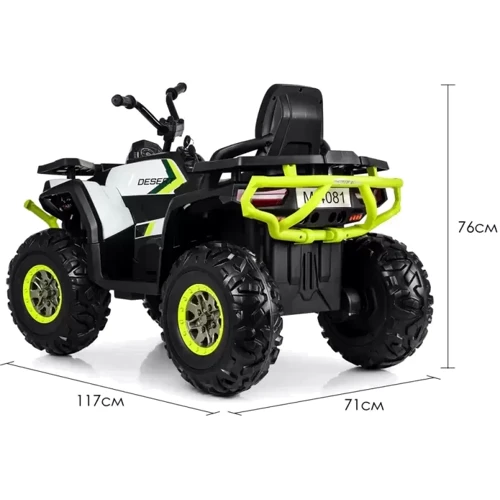 Детский электромобиль Квадроцикл Bambi Racer M 4081EBLR-1-5 до 50 кг: Материал колес EVA