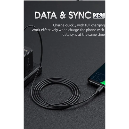 Кабель T-PHOX USB Cable to microUSB Fast 3A 1.2m Black (T-M829 Black) фото 11