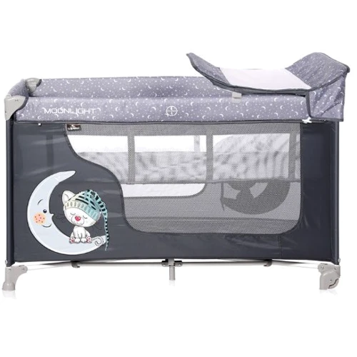 Манеж Lorelli MOONLIGHT 2L (grey cute moon)