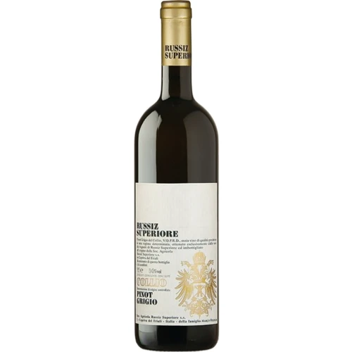 Вино Russiz Superiore Pinot Grigio DOC Collio белое сухое 13.5 % 0.75 л (WHS8025493505193)