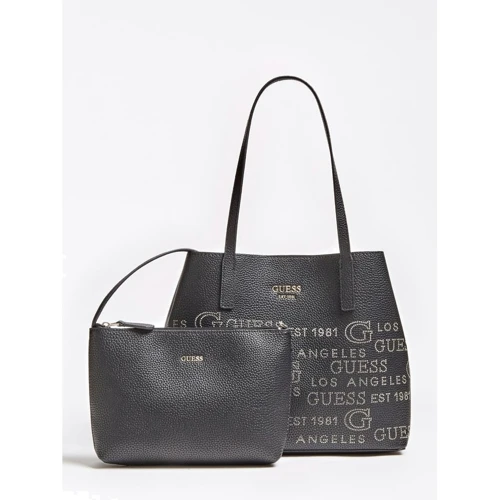 Женская сумка тоут Guess Vikky Large Tote черная (HWPF6995240-BLA): Пол Женский