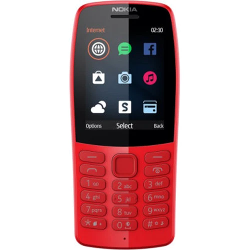 Мобильный телефон Nokia 210 Dual Red (UA UCRF): Дисплей 2.4 QVGA ( 240х320 ) / 167 ppi