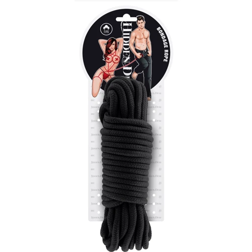 Hidden Desire Bondage Rope 10 meter - веревка для связывания, 10 м, черный