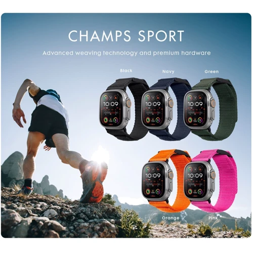 LAUT CHAMPS SPORT Green (L_AWU_CS_GN) for Apple Watch 42/44/45/49mm: Совместимость Apple Watch 49mm, Apple Watch 45mm, Apple Watch 44mm, Apple Watch 42mm