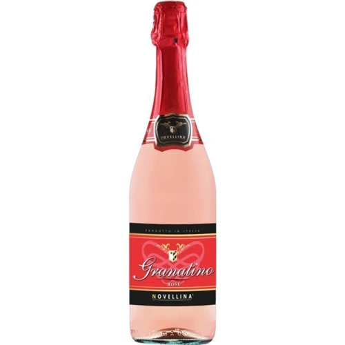 Напиток на основе вина Фраголино Novellina Granatino Rose, розовое сладкое, 0.75л 7% (PRV8002915006230)