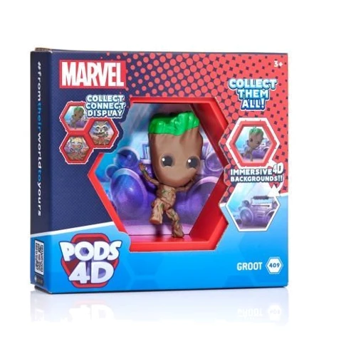 Коллекционная фигурка WOW! PODS 4D серии Marvel Грут (MVL-1038-08)