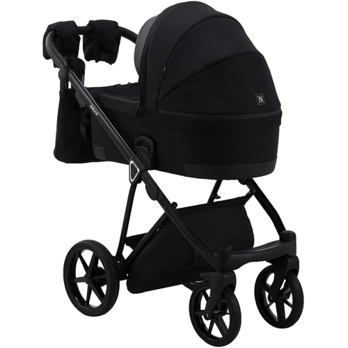 Коляска 2 в 1 Adamex Gallo Thermo GA-12 black diamond фото 9