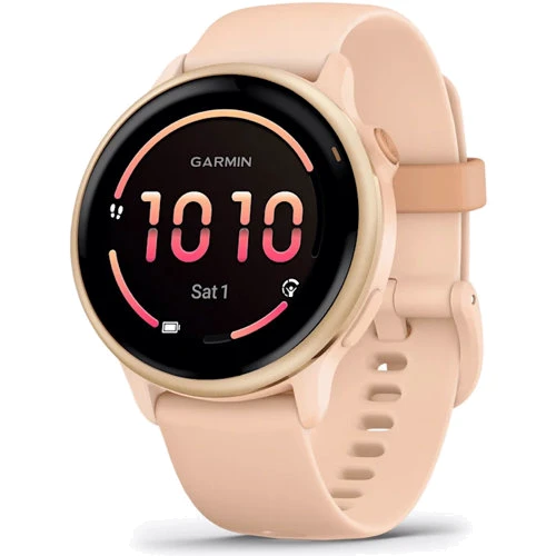 Смарт-часы Garmin Vivoactive 6 Metallic Pink Dawn with Pink Dawn Band (010-02985-03)