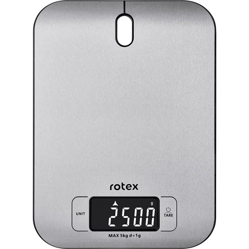 Ваги кухонні Rotex RSK22-P: Тип конструкції з плоскою плaтформой