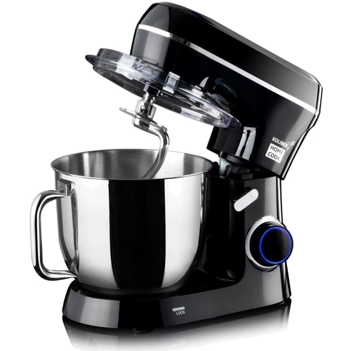 Миксер Koliber KH-SM1350BK10-S: Насадки Для смешивания, Для замеса теста, Венчик