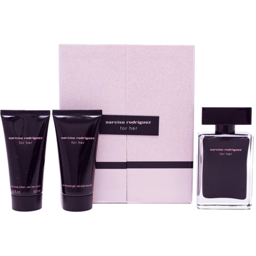 Парфумований набір Narciso Rodriguez Narciso Rodriguez Туалетна вода 50 ml + Лосьйон для тіла 50 ml + Гель для душу 50 ml