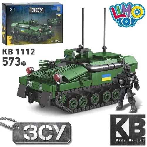 Конструктор LimoToy военный, бронетранспортер, фигурки, 573 дет. (KB 1112): Количество деталей, шт. 573