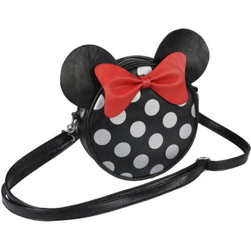 Жіноча сумка крос боді Cerda Minnie Shoulder Strap Faux Leather Handbag чорна (2100002369)