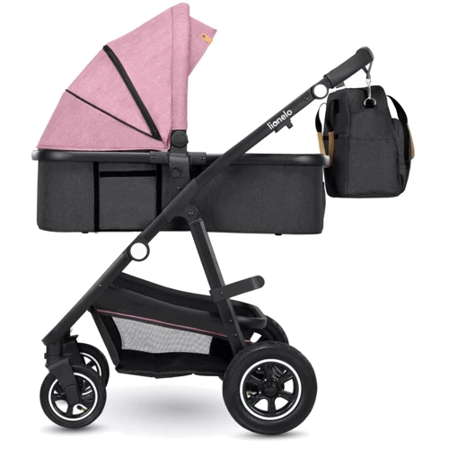 Коляска 3 в 1 Lionelo Amber Pink Rose: Тип коляски Универсальная коляска (3-в-1)