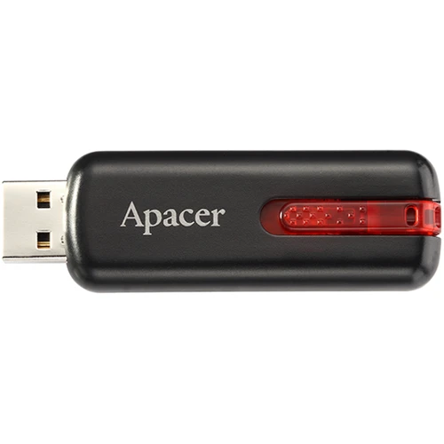 USB-флешка Apacer AH326 32GB USB 2.0 Black (AP32GAH326B-1): Вес 8 г