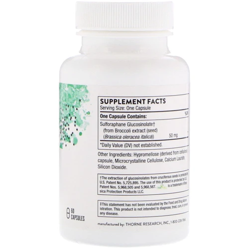 Thorne Research, Crucera-SGS, 60 Capsules (THR-66001): Форма випуску капсули