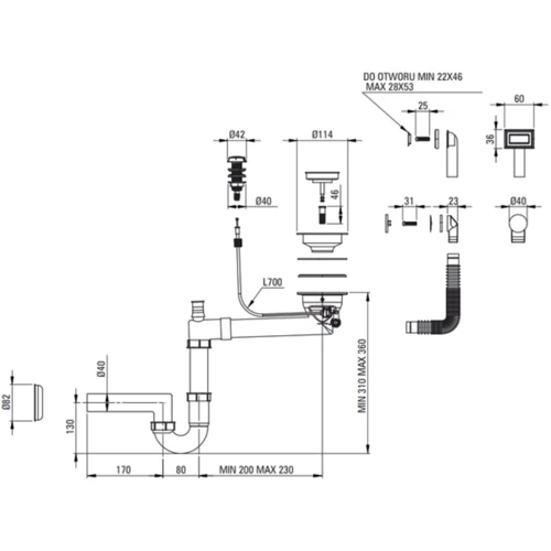 Кухонная мойка Deante Magnetic ZRM N113