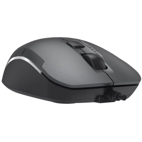Мышь A4Tech FM26 USB Smoky Grey: Длина кабеля 1.5 м