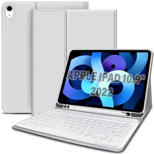 Аксессуар для iPad BeCover Case Smart Keyboard Gray for iPad 10.9 (2022 / 2024) / iPad 11 2025 (711140)