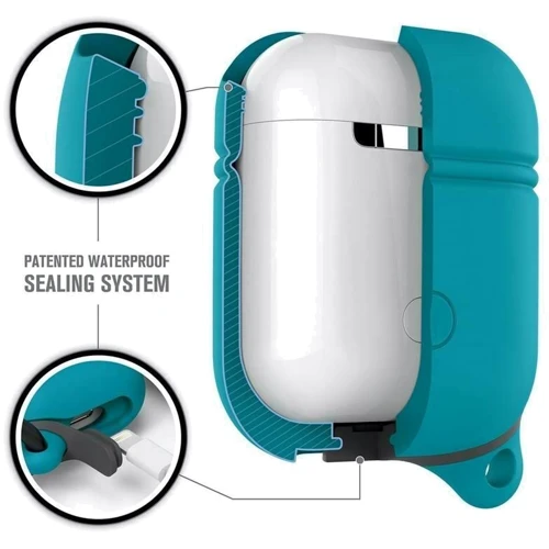 Чехол для наушников Catalyst Waterproof Case Glacier Blue (CATAPDTEAL) for Apple AirPods: Тип Чехол