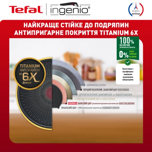 Набір посуду Tefal Ingenio Eco Resist 13 ін. (L3979153) фото 8