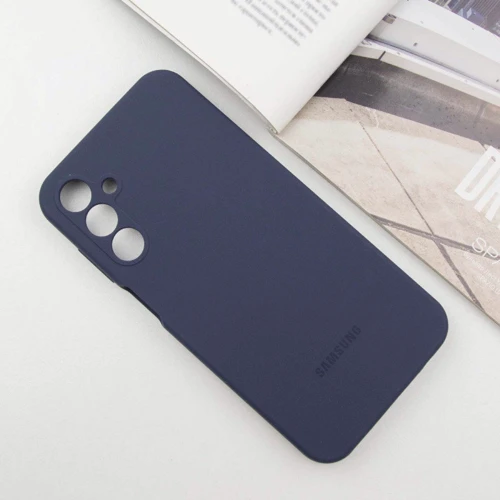 Чохол для телефона Lakshmi Premium Silicone Case з Logo Full Camera Midnight Blue Samsung A256 Galaxy A25 5G: Матеріал силикон