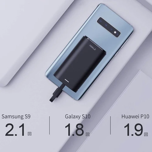 Внешний аккумулятор iWALK Power Bank Link Me 10000mAh USB-C Black (DBL10000C): Выходное напряжение, В 5