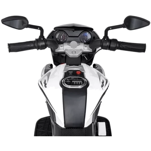 Детский электромотоцикл Bambi Racer белый (M 4152EL-1): Максимальная скорость, км/ч 6