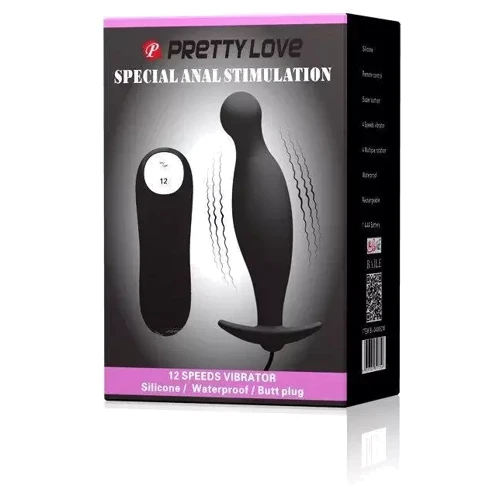 Анальный стимулятор с вибрацией PRETTY LOVE, BI-040036