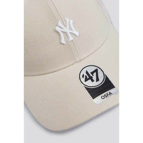 Бейсболка 47 Brand Yankees Base Runner Snap бежевая (B-BRMPS17WBP-BN) фото 3