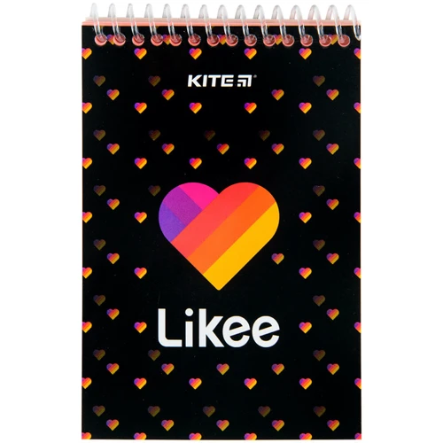 Набір канцтоварів Kite Likee блокнот А6 48 аркушів + ручка, олівець, лінійка (K22-S09): Виробник KITE