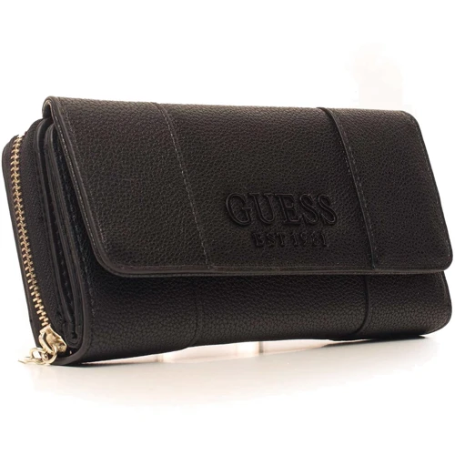 Женский кошелек Guess Holly Slg Lrg Clutch Organizer черный (SWVG7669620-BLA): Пол Женский