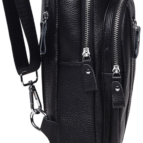 Мужская сумка-слинг Keizer черная (K15055-black): Тип Сумки