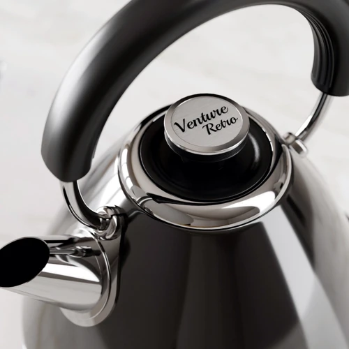 Электрочайник Morphy Richards Venture Retro 100331: Цвет черный