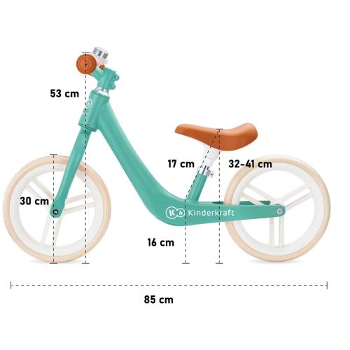 Беговел Kinderkraft Fly Plus Green (KKRFLPLGRE0000): Цвет зеленый