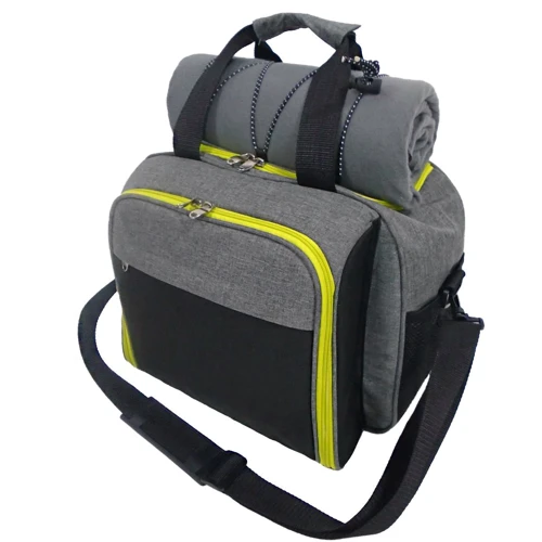 Набір для пікніка Набір для пікніка Time Eco TE-420 Picnic Сірий з чорним: Матеріал Нержавіюча сталь