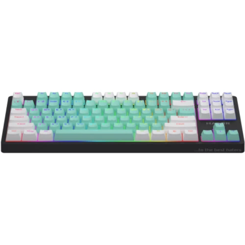 Клавиатура HATOR Rockfall 2 Mecha Signature Edition Black/Mint/White (HTK-520-BMW): Подключение проводное