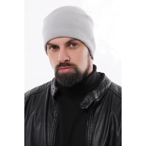 Шапкa мужская Alex серая (13065_светло-серый)