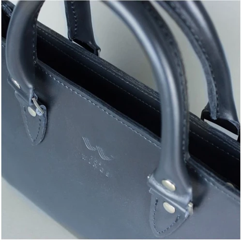 Женская сумка тоут The Wings Fancy темно-синяя (TW-Fency-dark-blue): Фактура Матовая, Гладкая