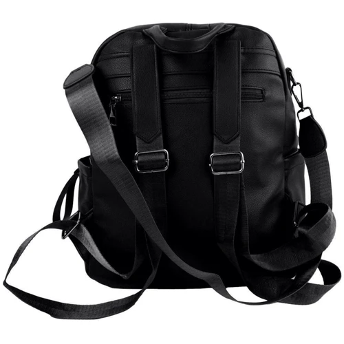 Женский рюкзак Valiria Fashion черный (ODACW20-black): Фактура Матовая, Зернистая
