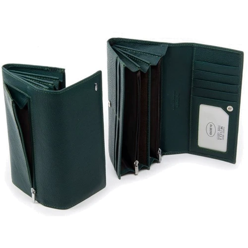 Женский кошелек Dr. Bond зеленый (W501 dark-green): Пол Женский
